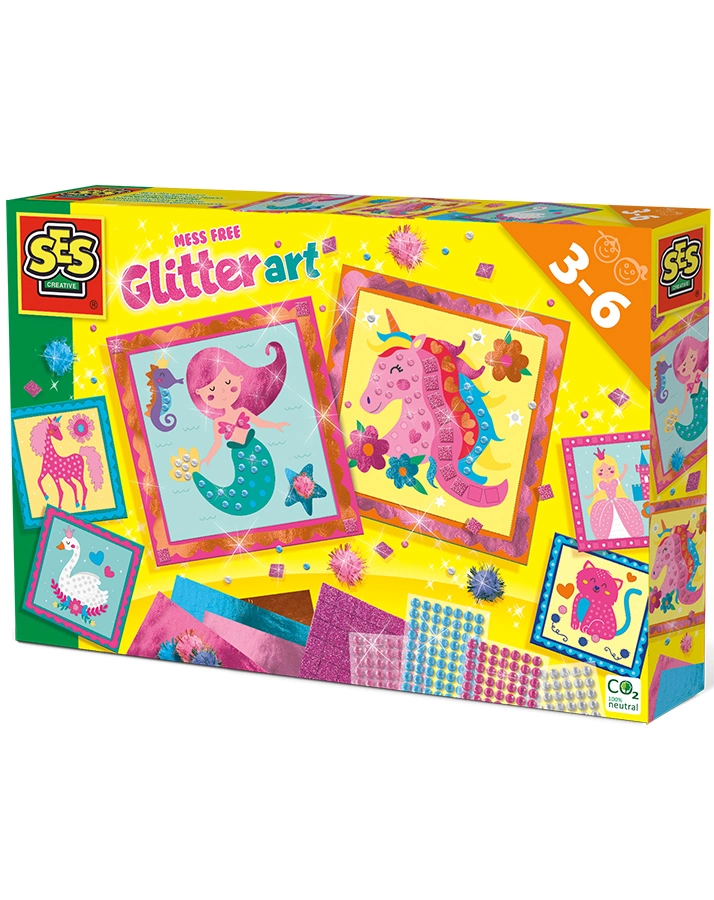 Glitzerkunst ohne Kleckern