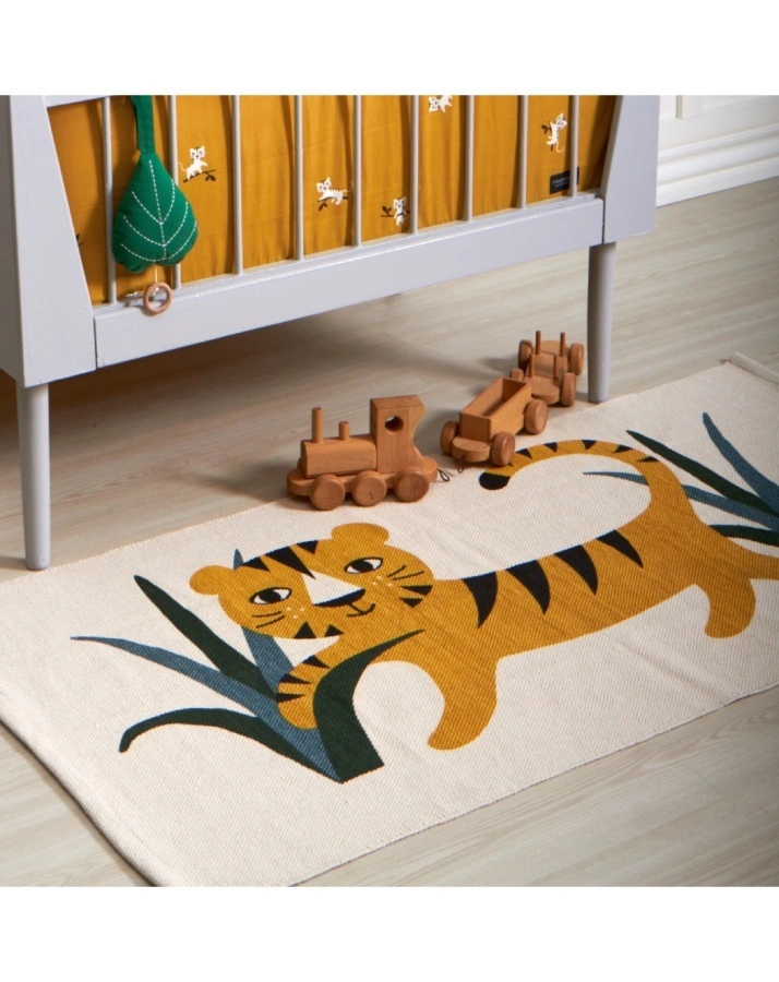 Teppich TIGER (140x70) in wollweiß