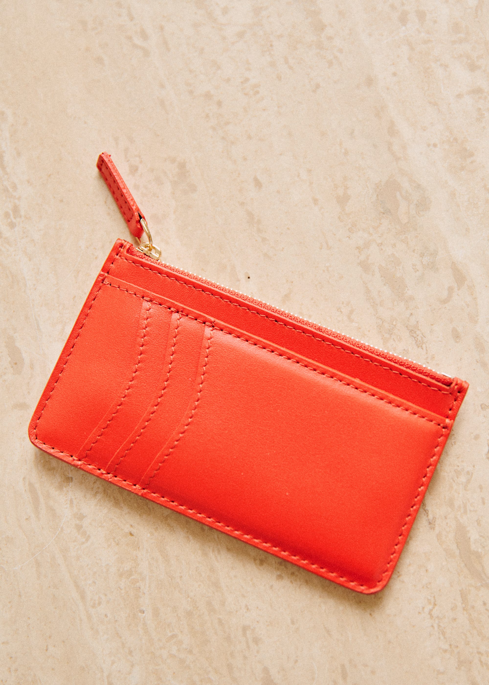 Porte-cartes Grand Alfred - Orange lisse - SACS/NEW SACS Petite Maroquinerie 5906433