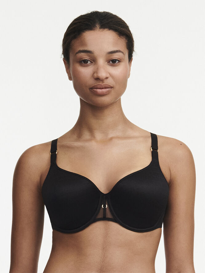 Chantelle Monogram Covering Spacer Bra Black