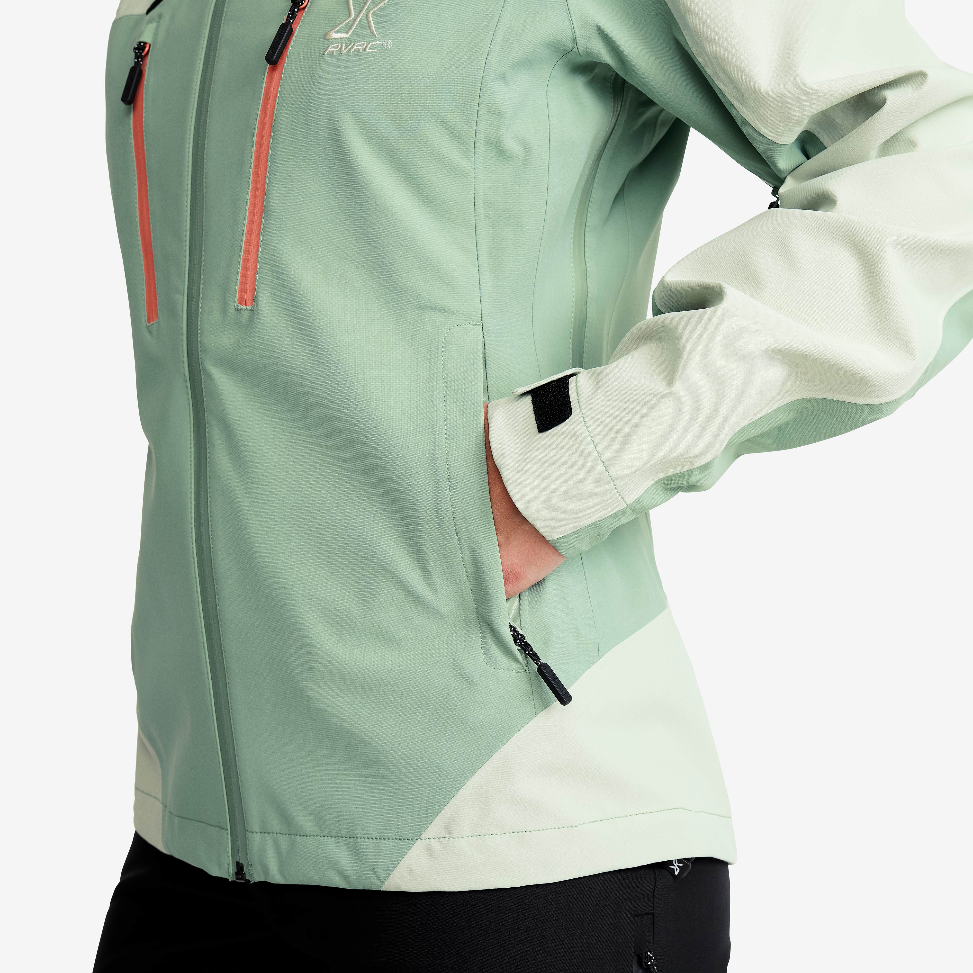 Silence Proshell 3L Jacket Dame Mercury/Iceberg Green