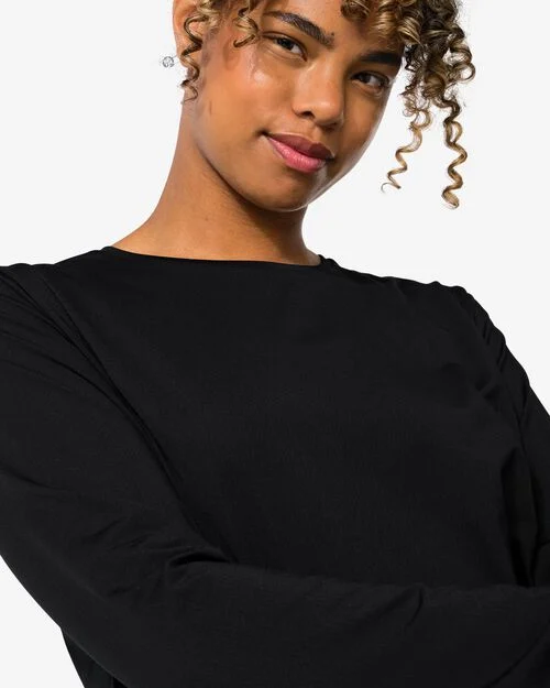 t-shirt de sport femme noir