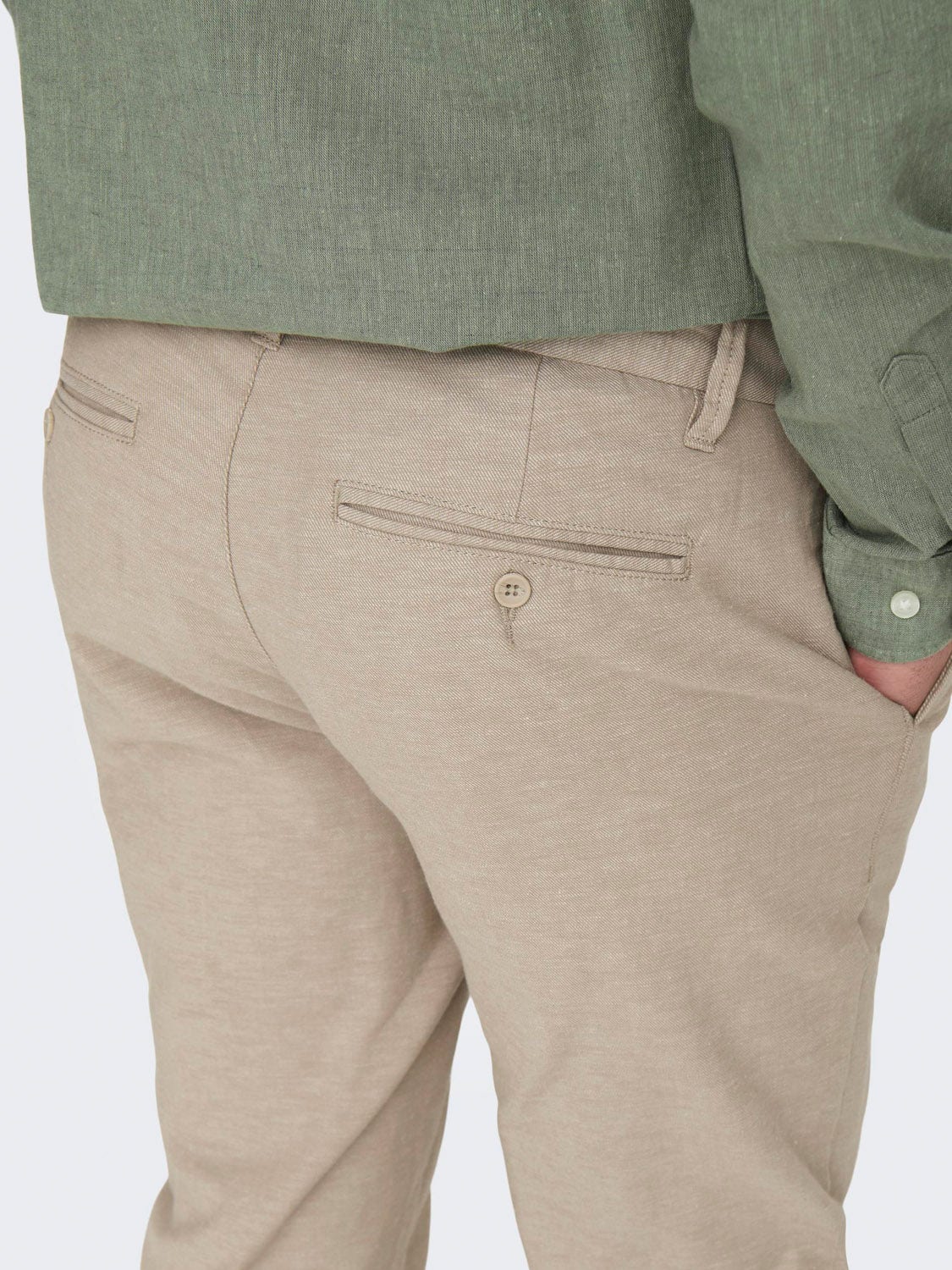 ONLY & Sons  Mark Tap Cotton Linen