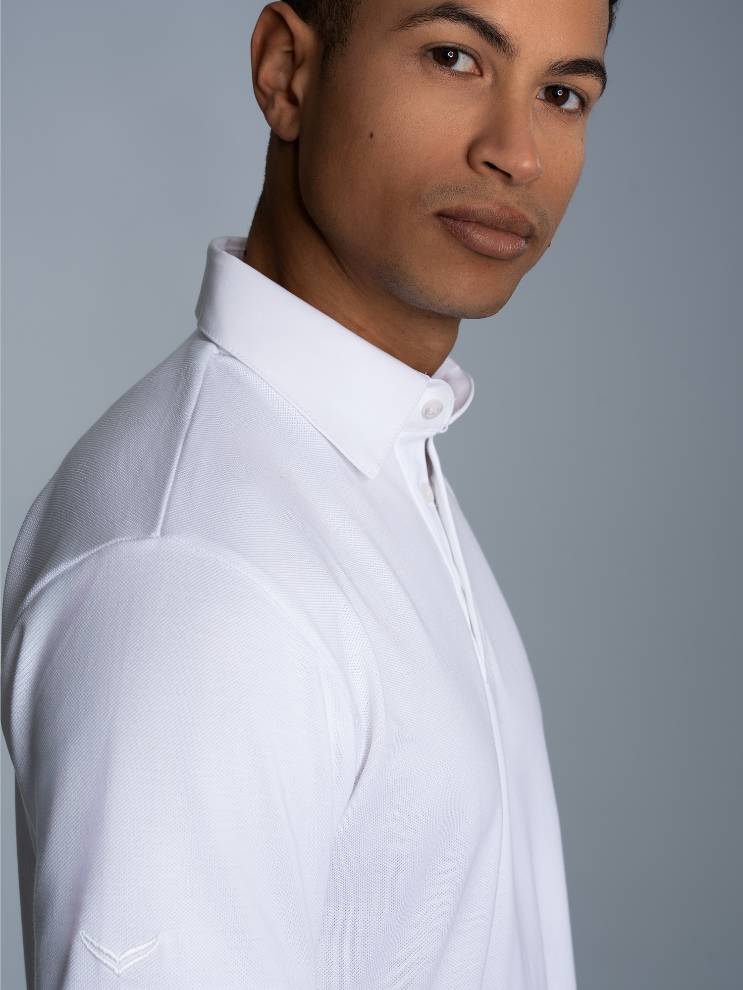Business-Poloshirt Weiss