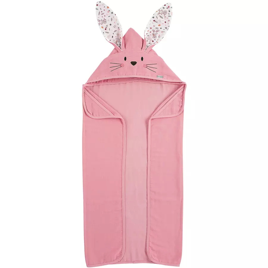 Sterntaler Kapuzenhandtuch Hase rosa