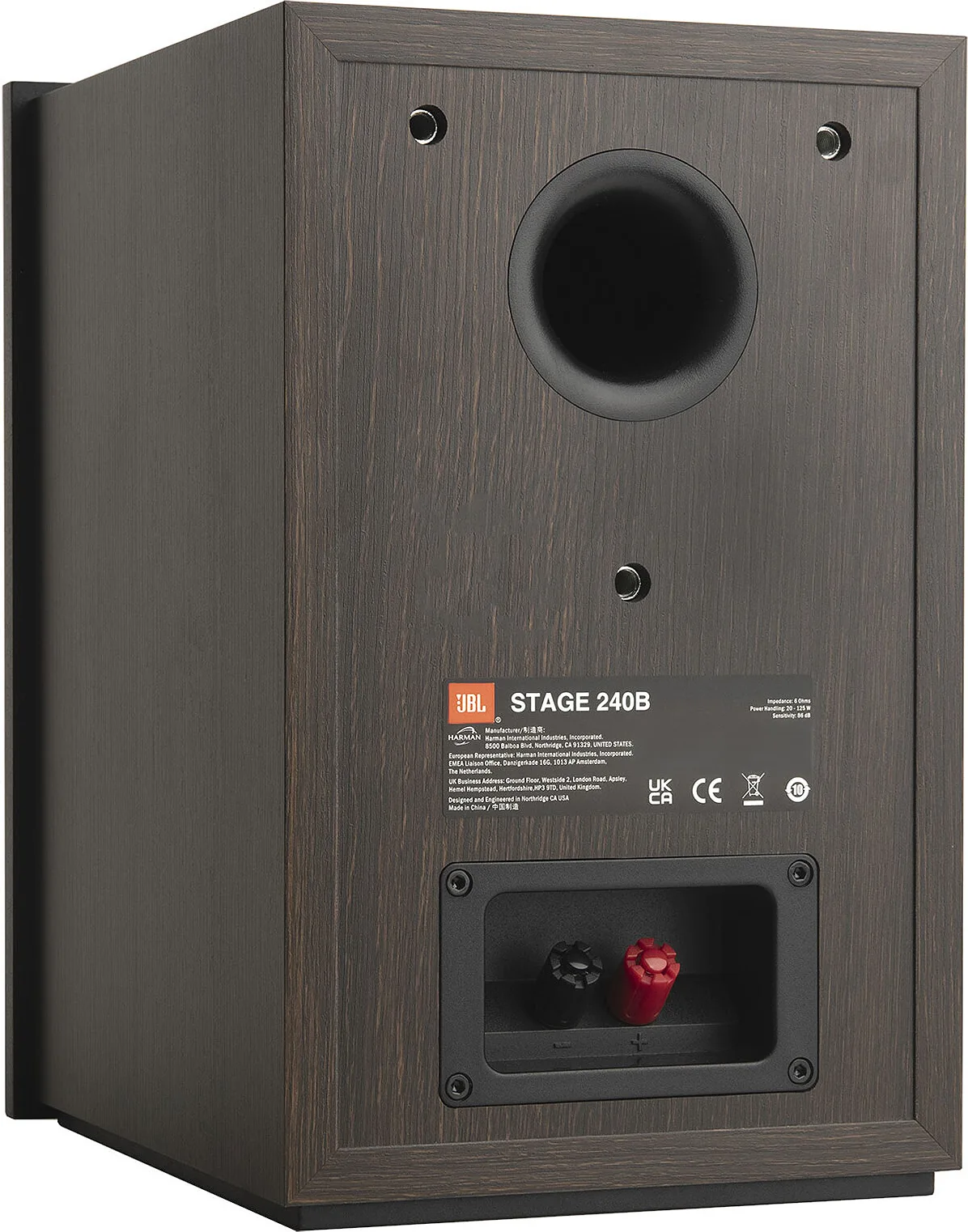 JBL 240B Bois noir (la paire) Enceintes bibliothèque