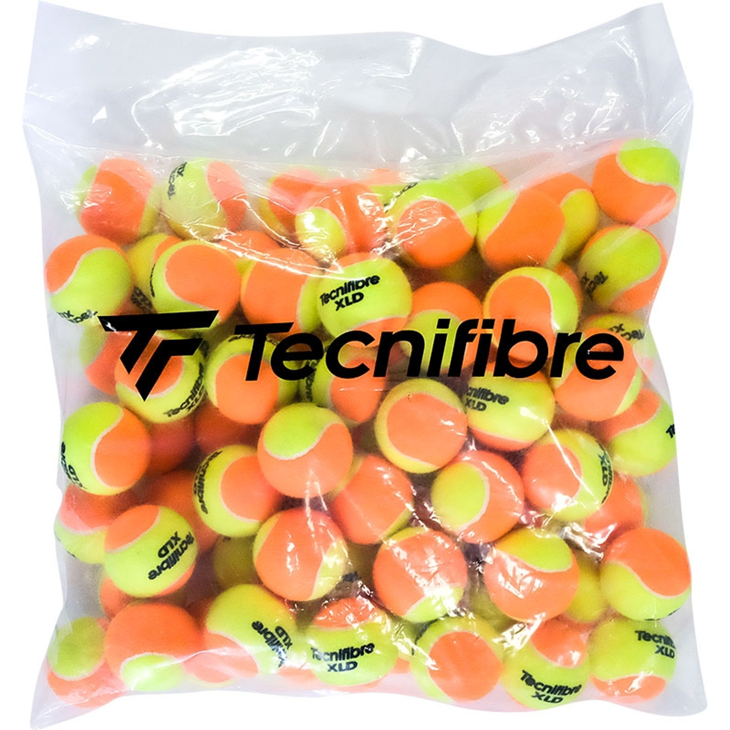 Tecnifibre XLD Trainer Polybag 72 st. Geel/Oranje