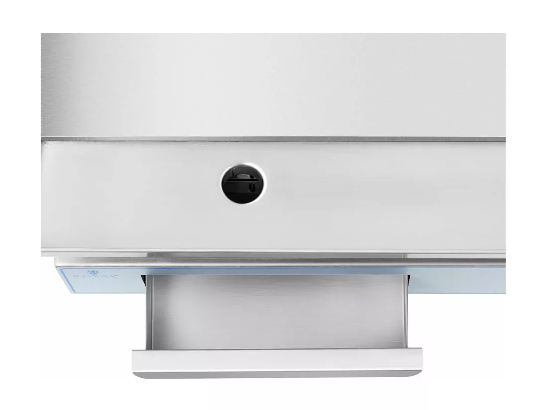 Plancha électrique professionnelle en argenté 73 x 47 x 25 cm 14_0004069