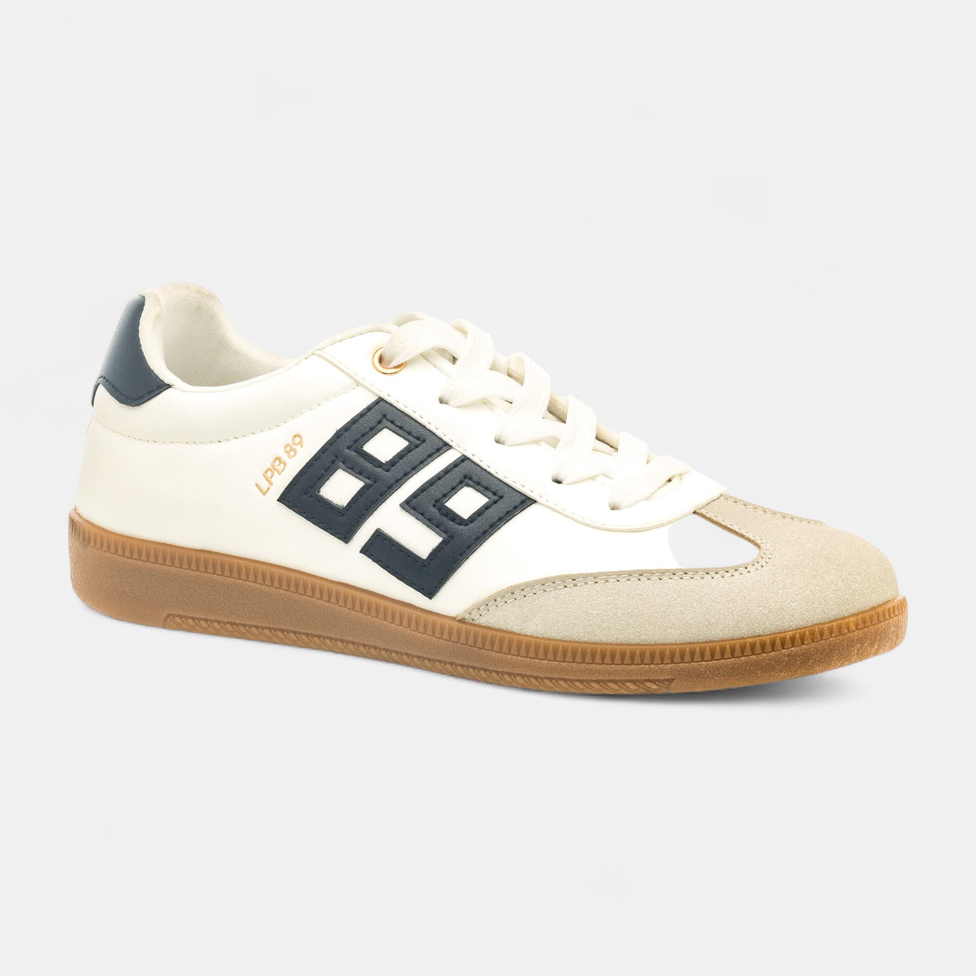 Baskets basses Femme blanc noir