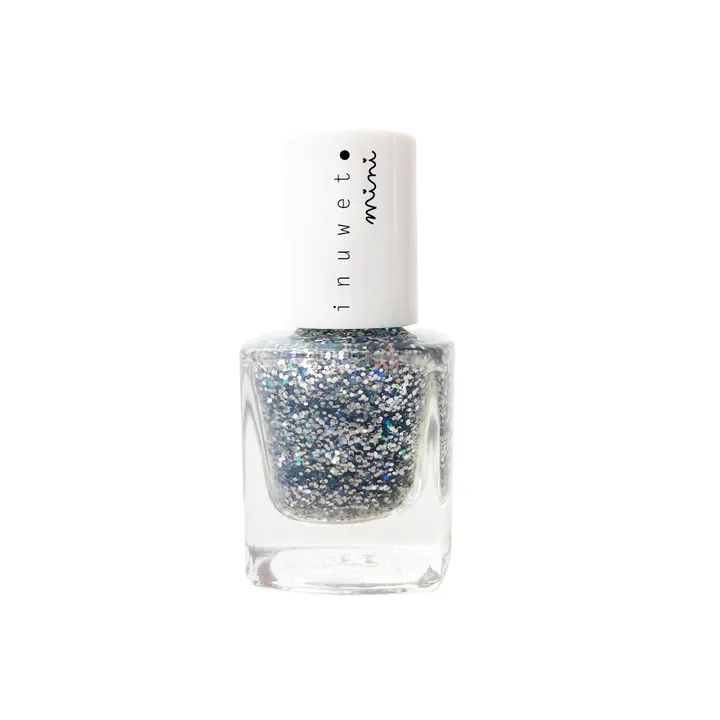 Inuwet Vernis enfant à l'eau Glitter Silver Dreamer - 5ml | Argenté