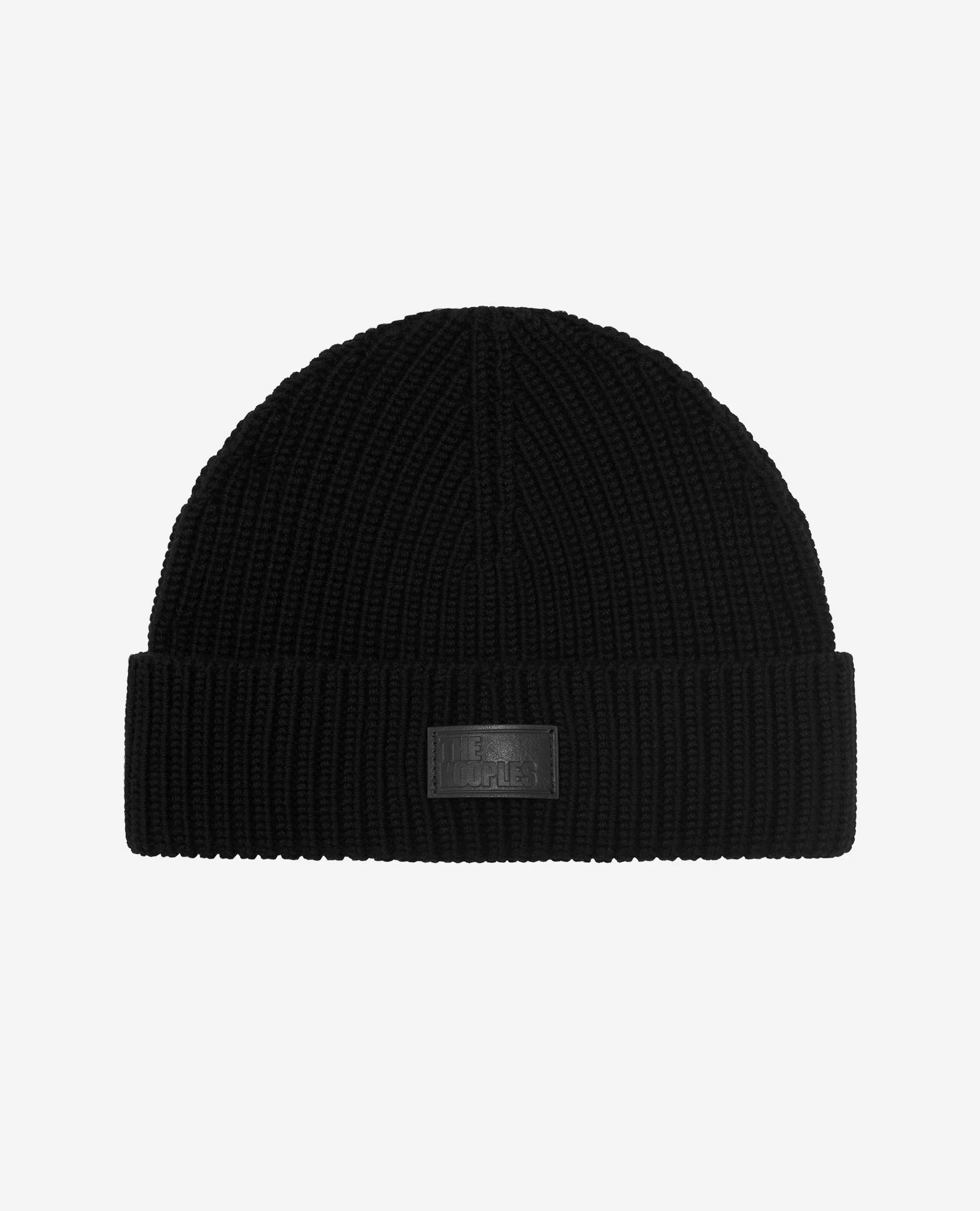 Bonnet à revers noir