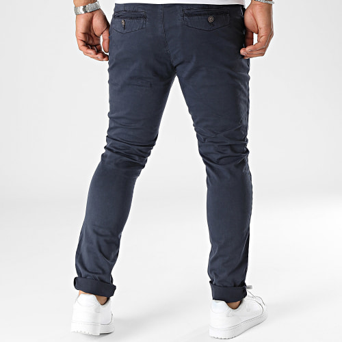 Pantalon Chino Bleu Marine