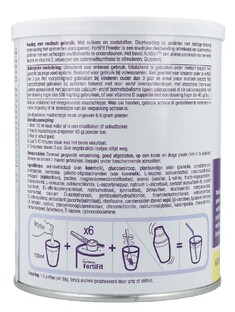 Nutricia Fortifit Poeder Vanille 280GR