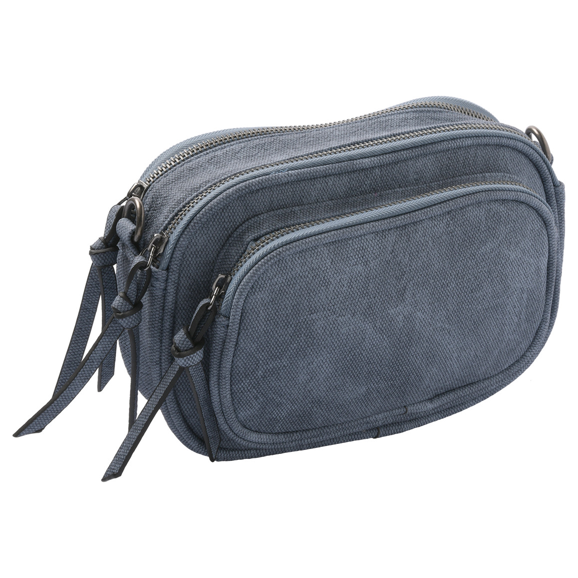 Gina Benotti Damen Tasche mit vier Fächern blau