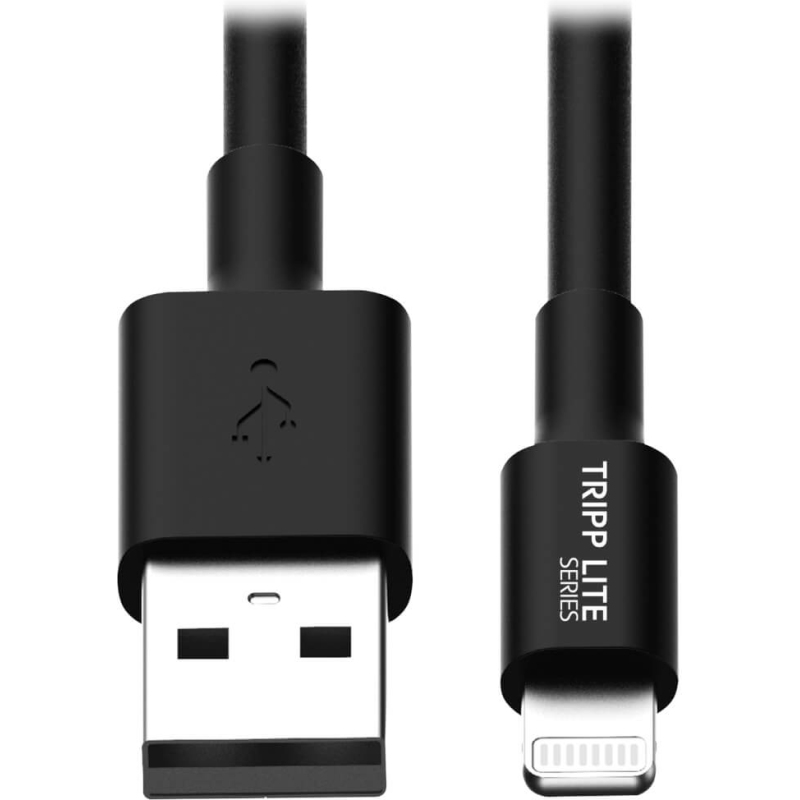 Tripp Lite M100-10N-BK câble Lightning 0,25 m Noir