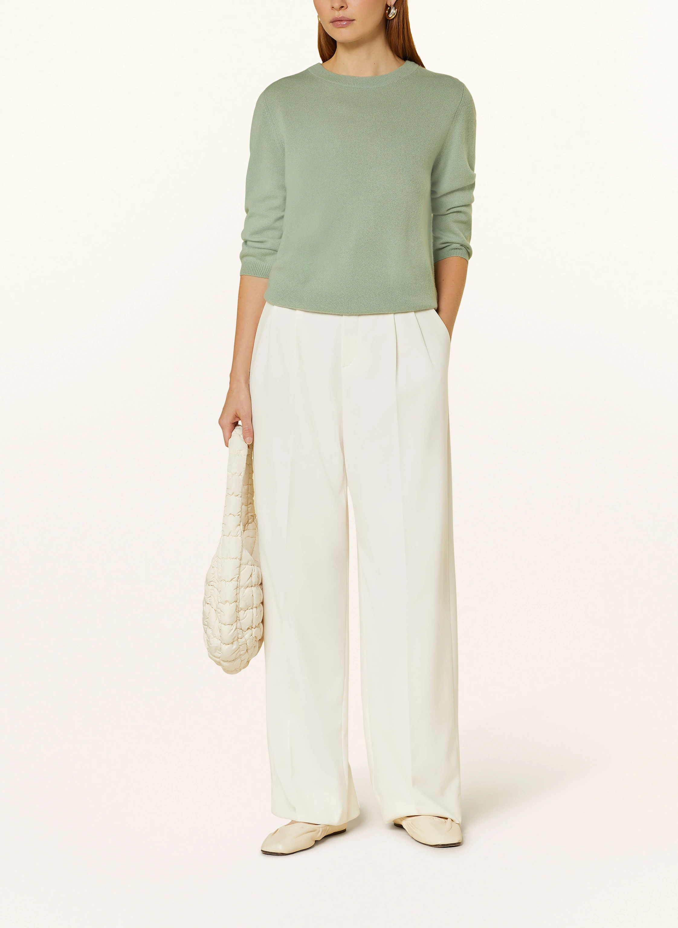 darling harbour Cashmere-Pullover mit 3/4-Arm