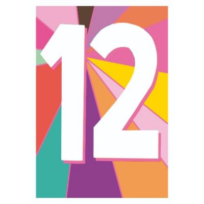 Age 12 Birthday Pink Greetings Card