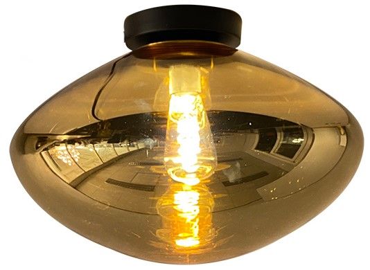 Plafondlamp 1-lichts Goud Saar ⌀40  x H30 cm