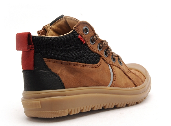 Bopy boots bottine enfant vesuve marron