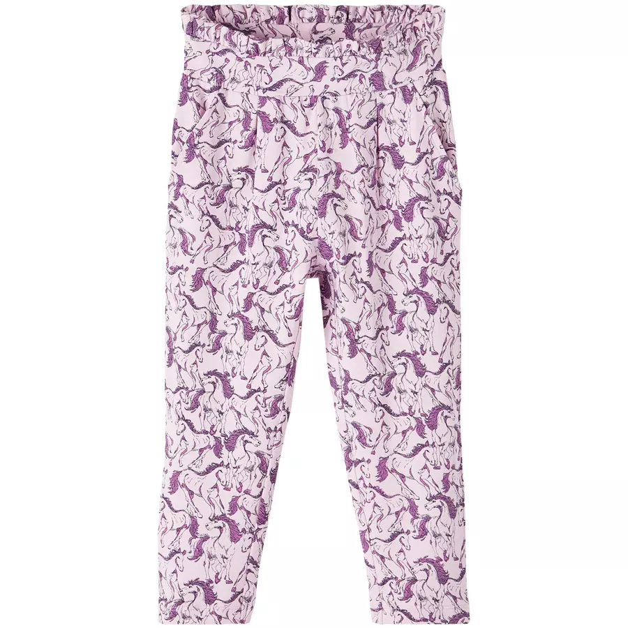 name it Paperbag Hose Nmflinar Pink Lavender