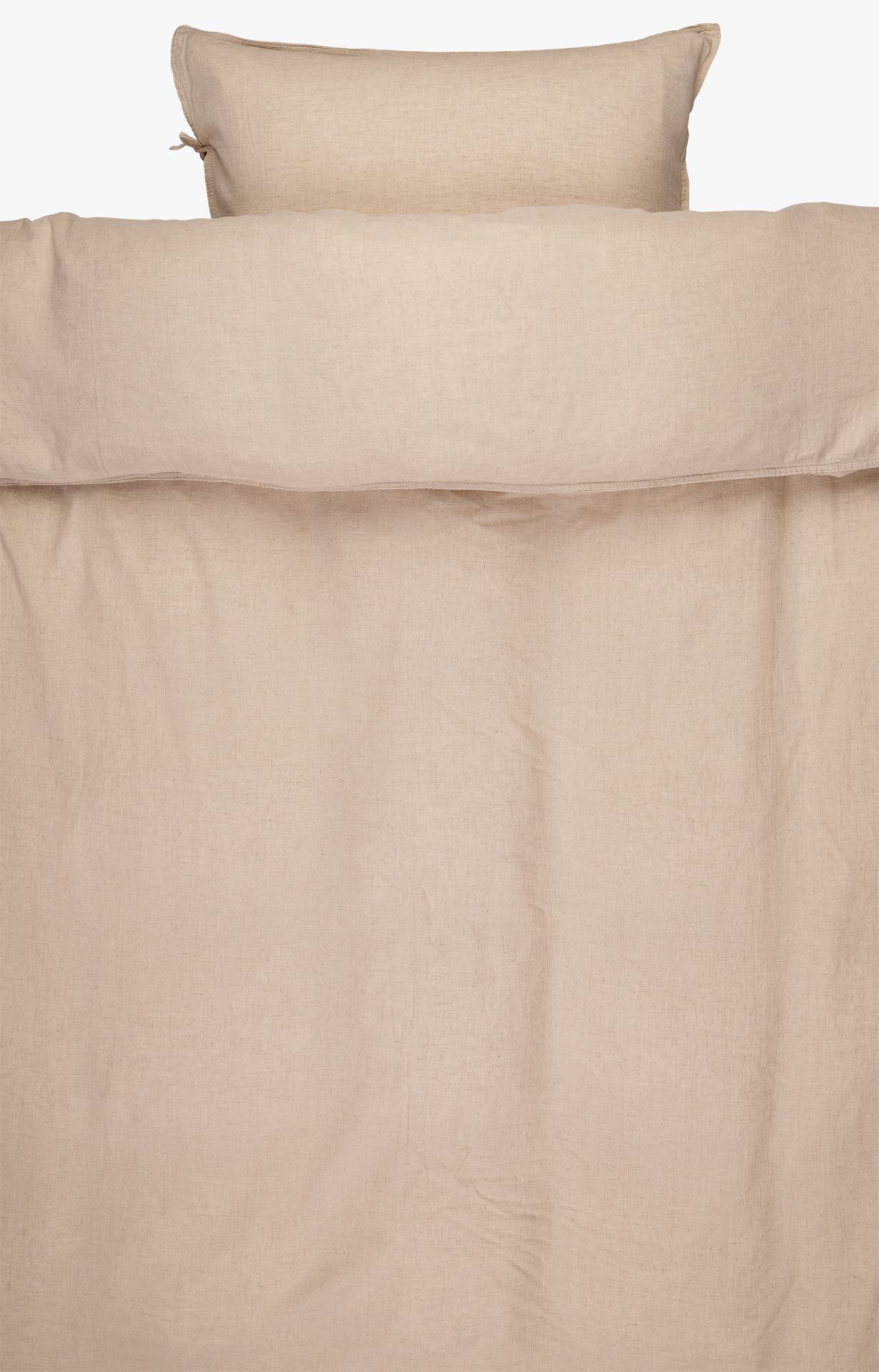 Lin sengesett natur - 140x200 cm