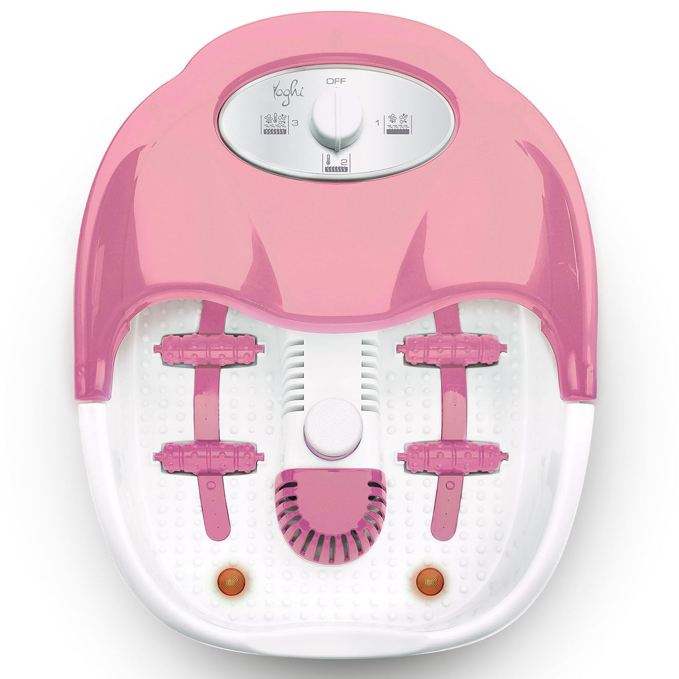 Yoghi Bain de pieds massant blanc/rose - 5 L