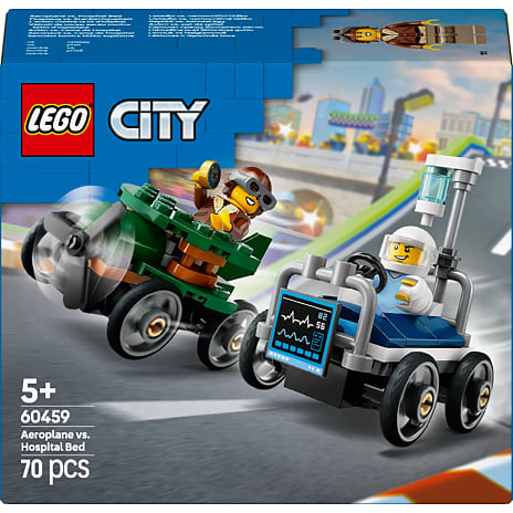 LEGO City Racerbilpakke – fly mod hospitalsseng 60459