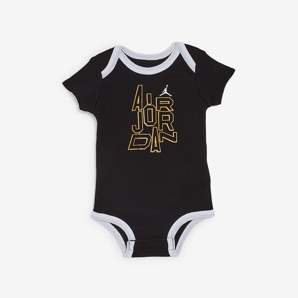 JORDAN 3 PC SET BODYSUIT HAT BOOTIE SHINE