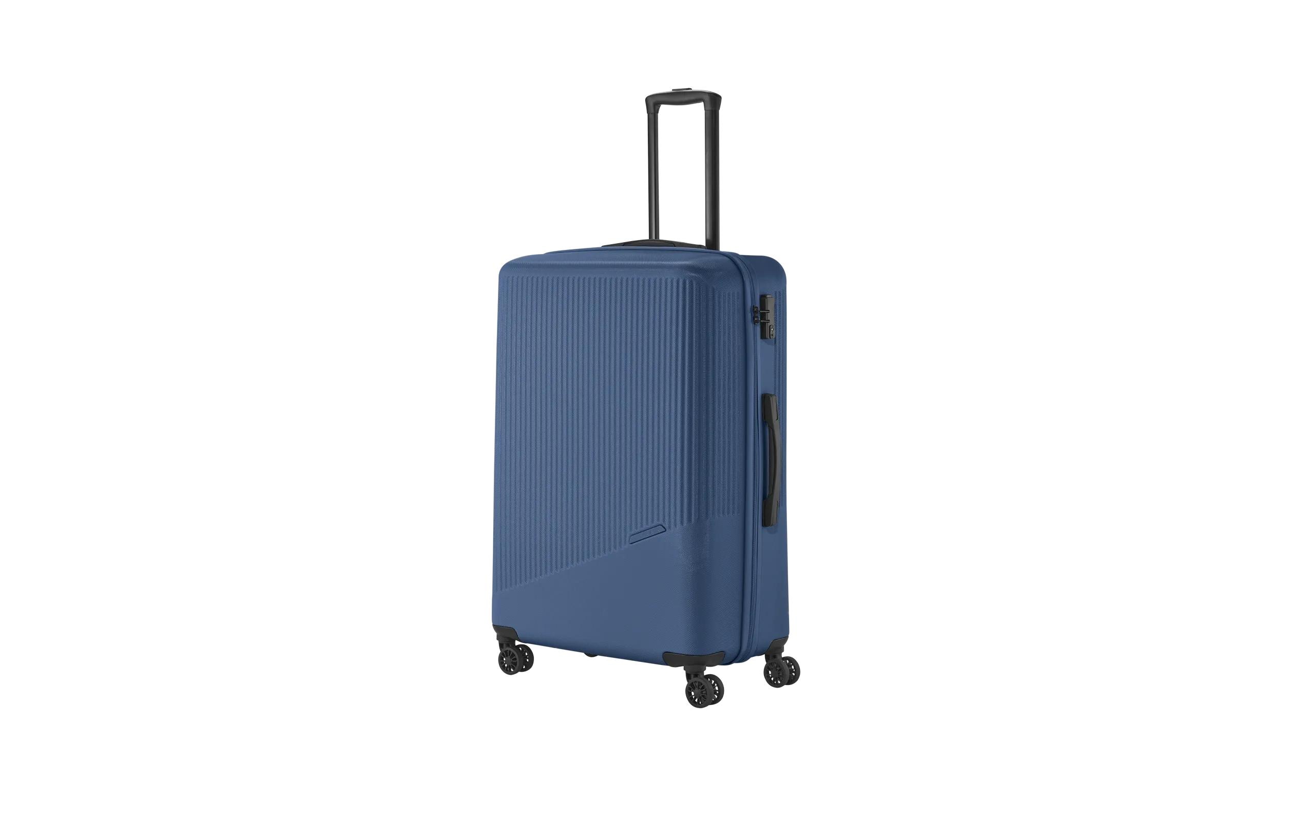 Reisekoffer BALI Trolley L Blau4-Rollen Hartschalenkoffer