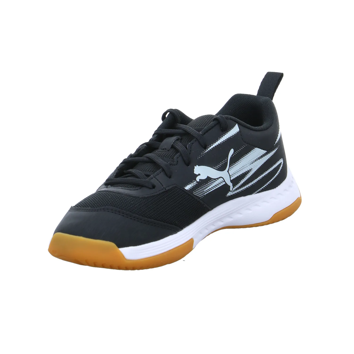 PUMA Kinder Indoor Schwarz Synthetik