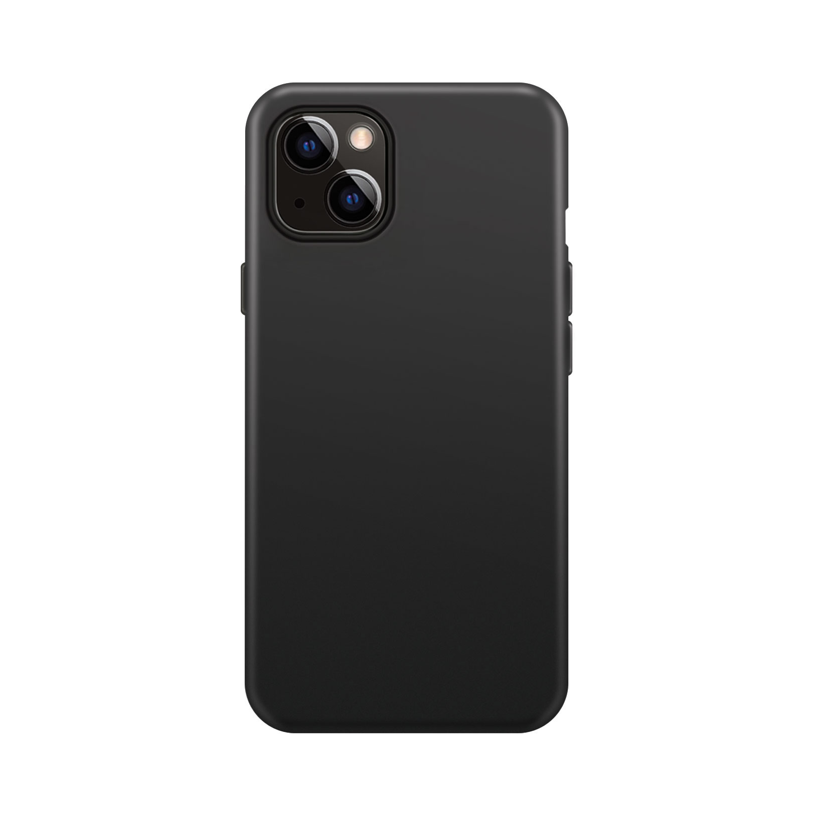 iPhone 15 Antibakterielle MagSafe Silikon Case Hülle (54470) - Schwarz