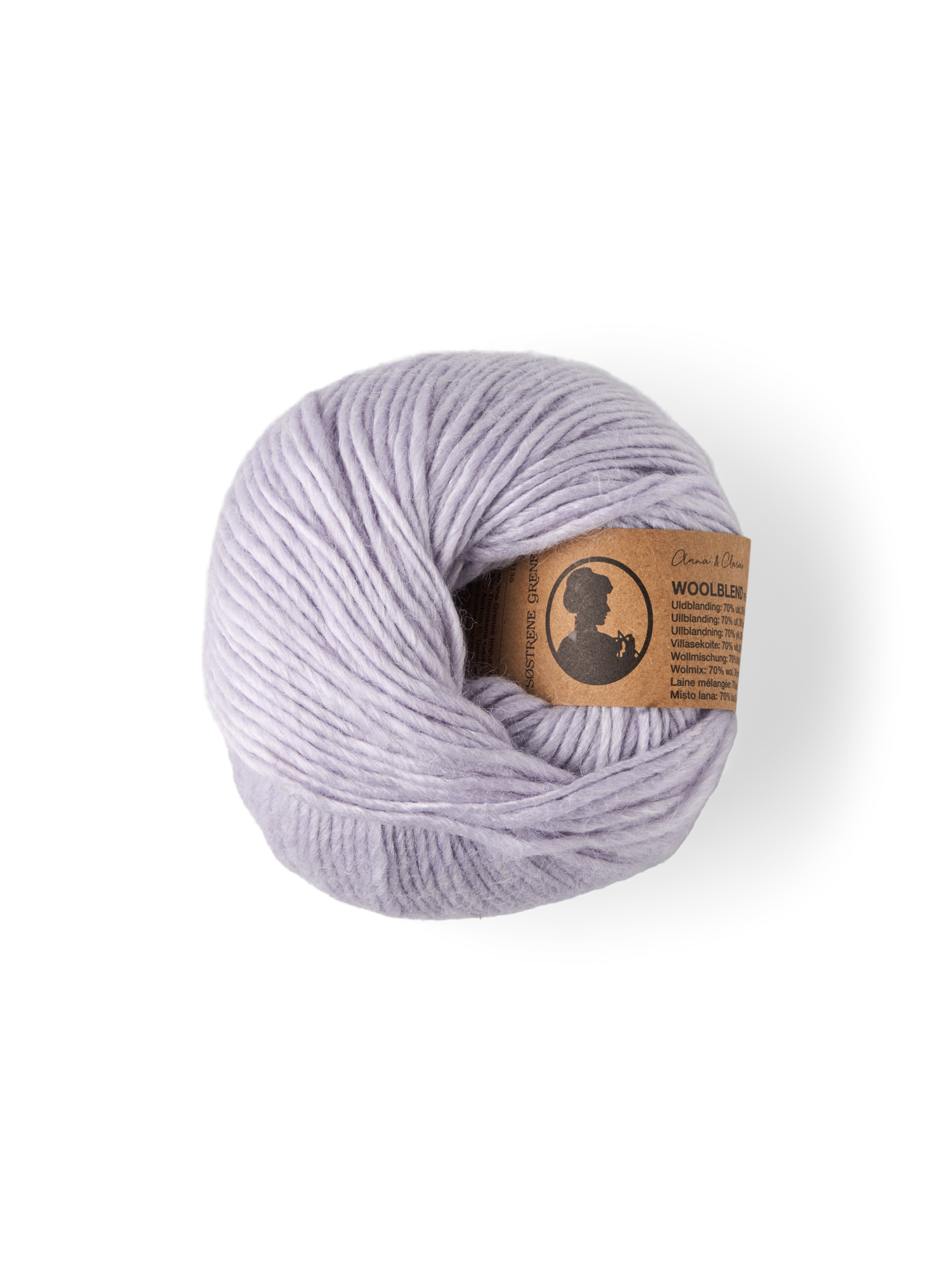 Uldgarn med bambus | Uld/viskose. 50 g = 125 m. | Misty Purple