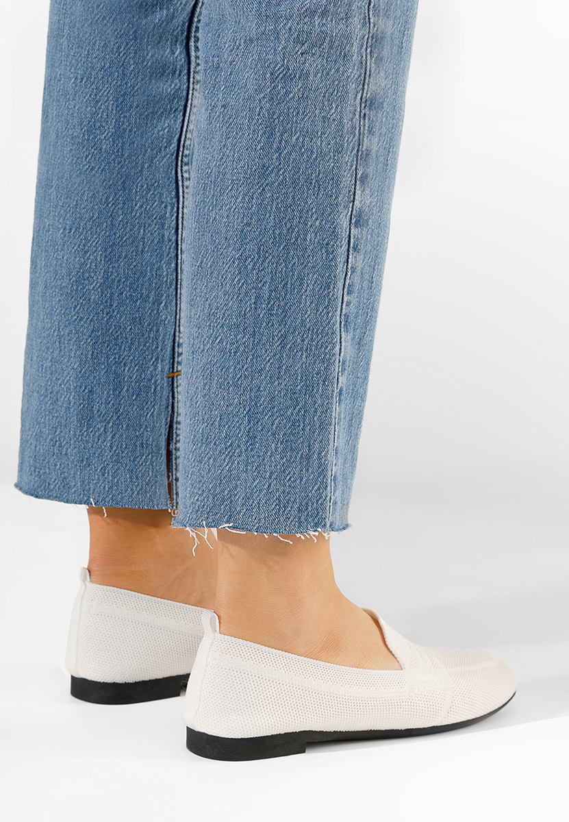 Mocassins femme blancs Kirrana