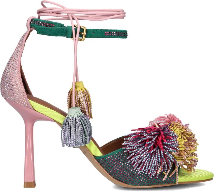 Kurt Geiger London Pom Ankle Tie Sandalen Dames Roze