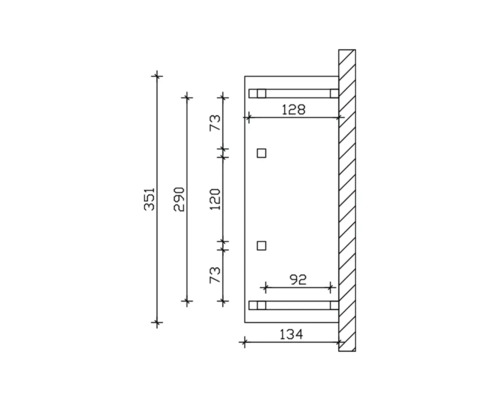 SKAN HOLZ Wismar 6 wit luifel 351x134 cm