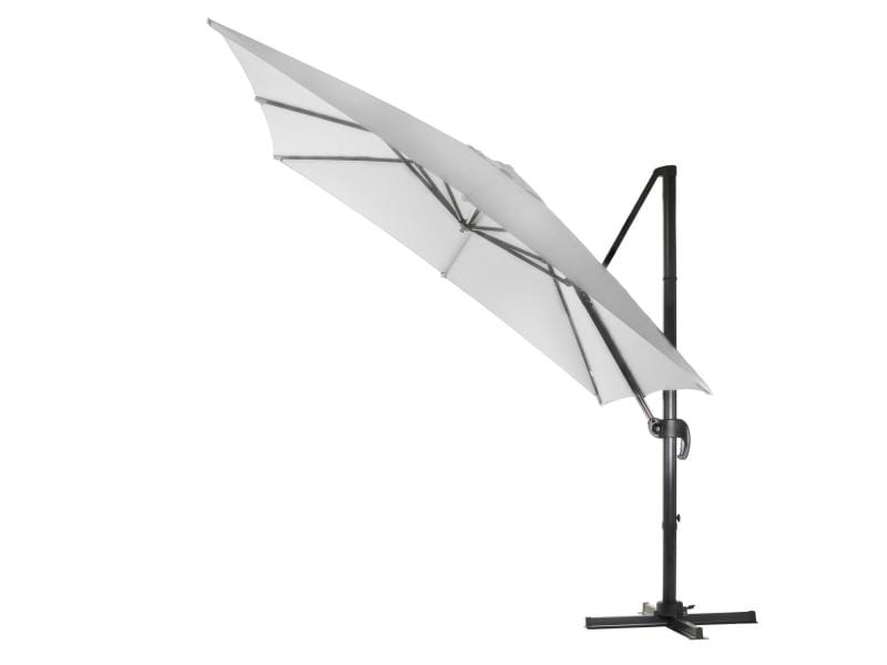 COCON Sonnenschirm TR-031, 300 x 300 cm, hängend, Nature Eleganter Ampelschirm für heisse Sommertage