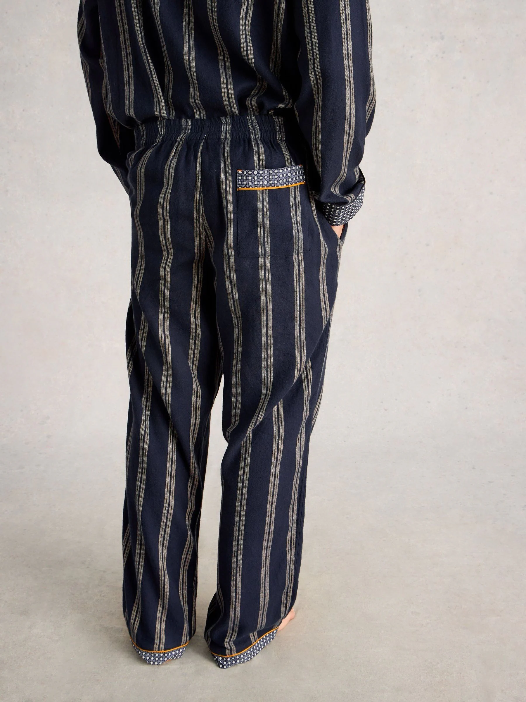 Blauw - White Stuff Moorland Flannel Pyjamas Trousers