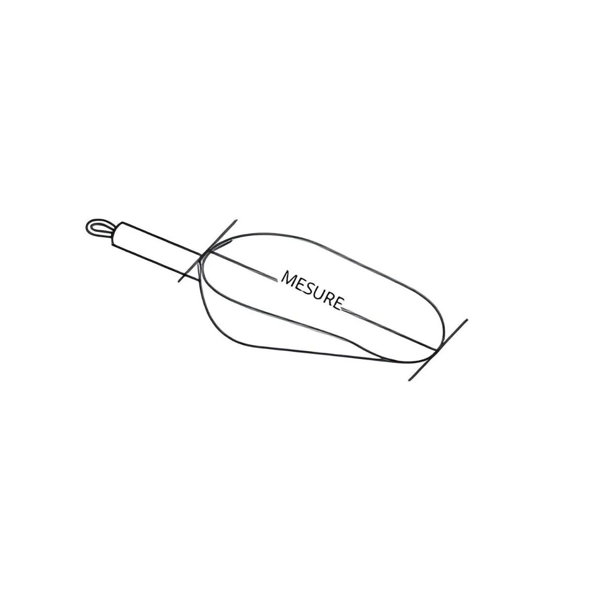 Visiodirect Pelle à Poussière Inox 1 kg