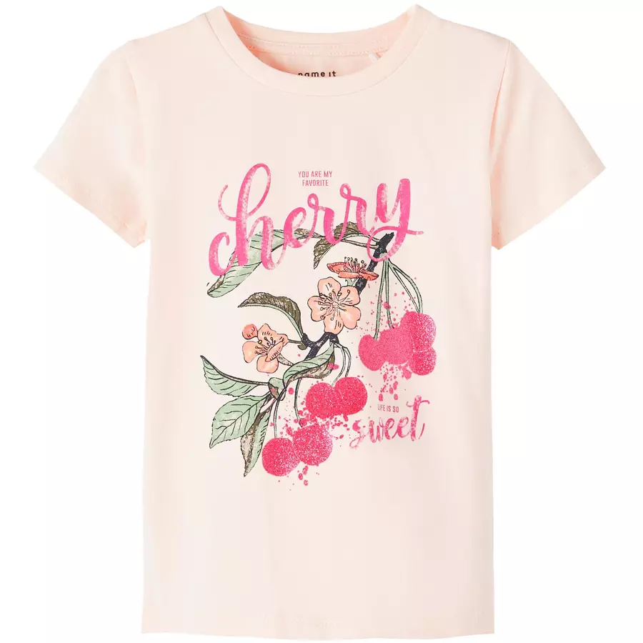 name it T-Shirt Nmfditte Créme De Pêche