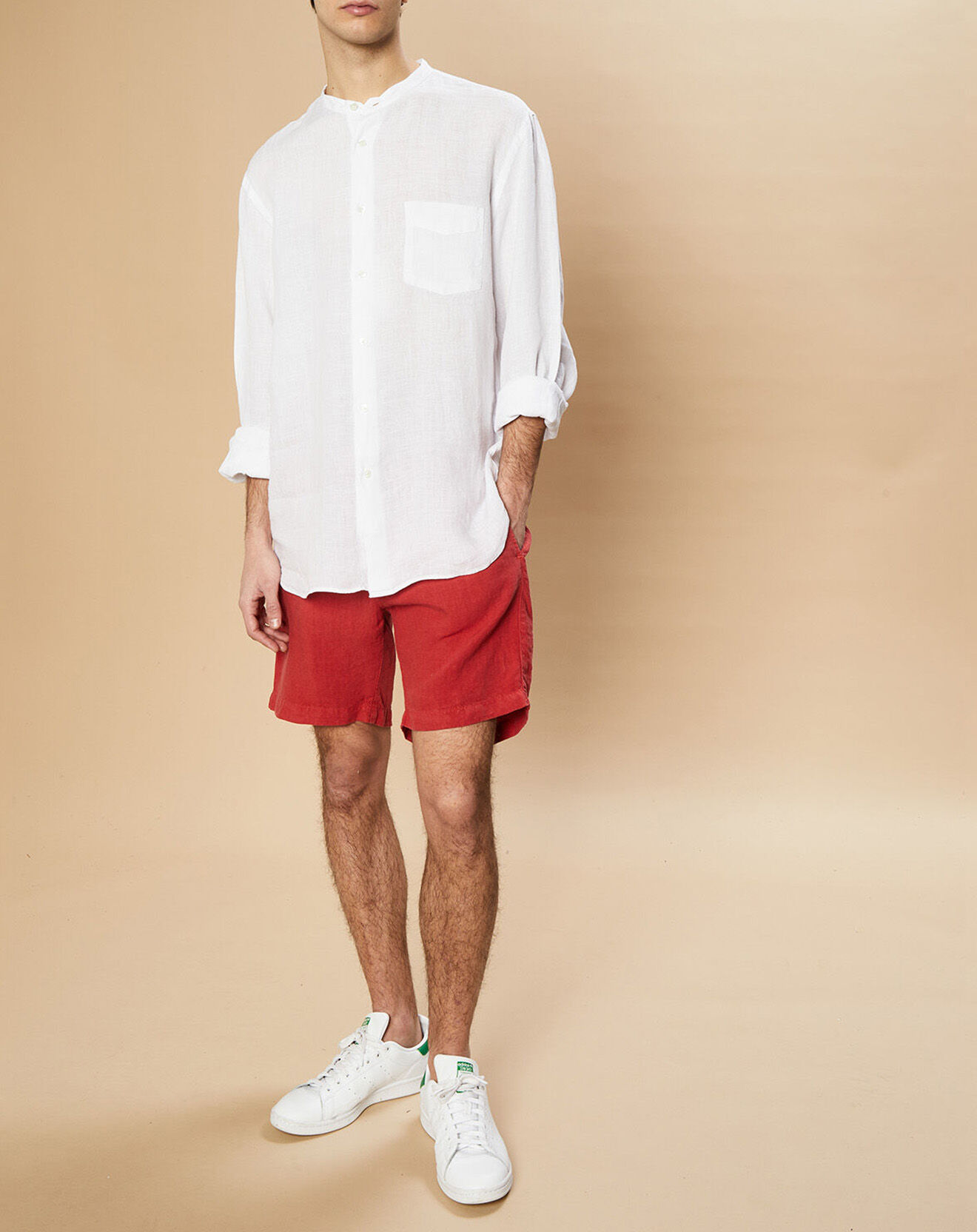 Hartford Short 100% Lin Tank brique