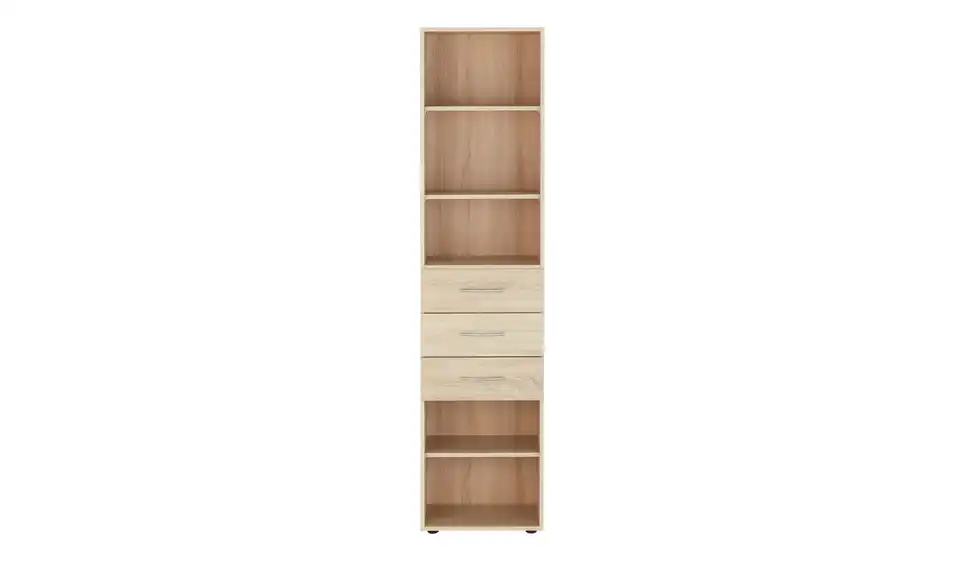 Regal Multischrank-System 45 cm 185 cm Eiche sägerau (Nachbildung)