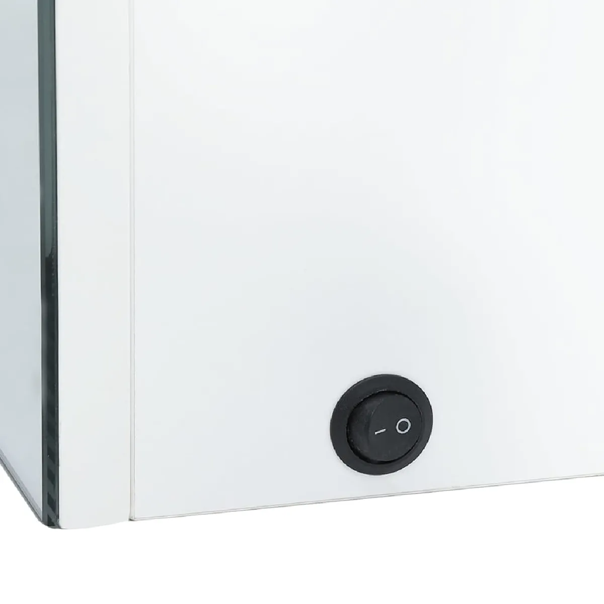 Helloshop26 Armoire de salle de bain LED - Blanc brillant - 62 cm