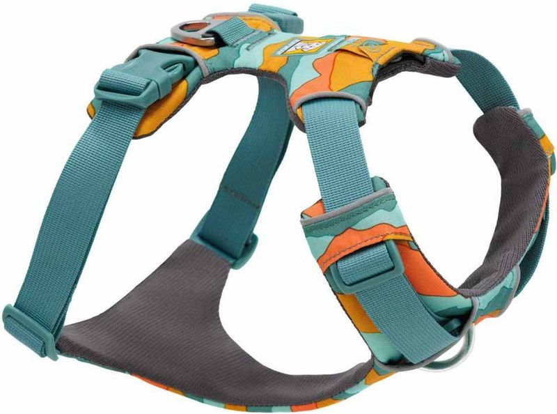 Ruffwear - Front Range - Hondentuig - Aurora Teal - Comfortabel Anti-trek Tuig