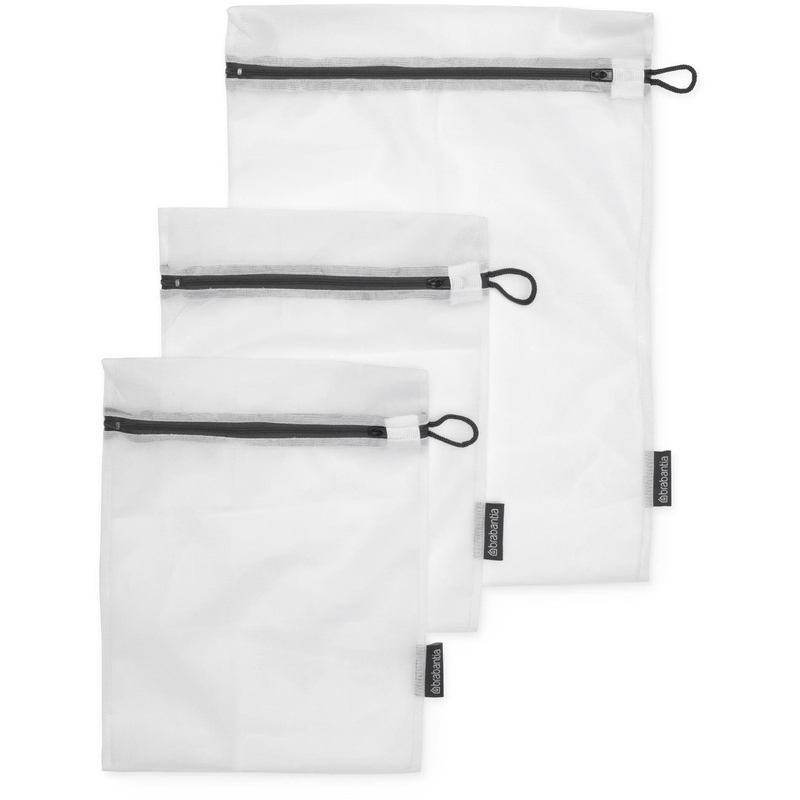 Brabantia Wäscheschutzbeutel, 3 Stück, weiss