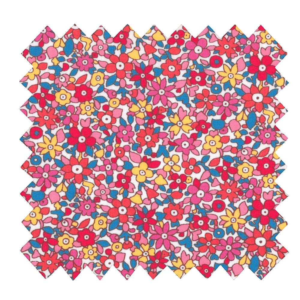 Tissu Voile Cocktail De Fleurs