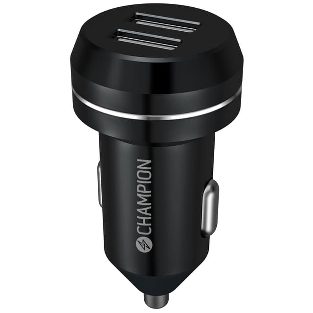 Champion Billader 24W 2-Port Sort