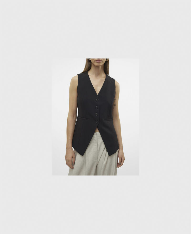 Vero Moda VMOCEANNA TAILORED VEST VMA Black