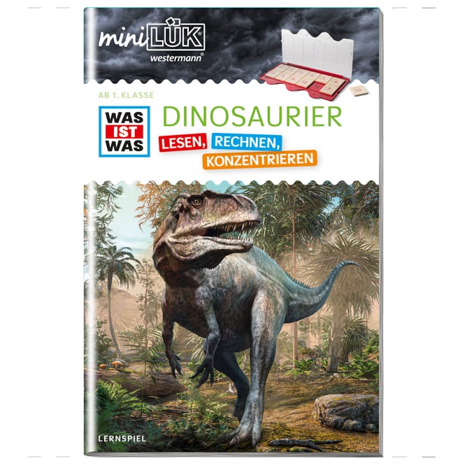 miniLÜK® - WAS IST WAS - Dinosaurier - Lesen, Rechnen, Konzentrieren