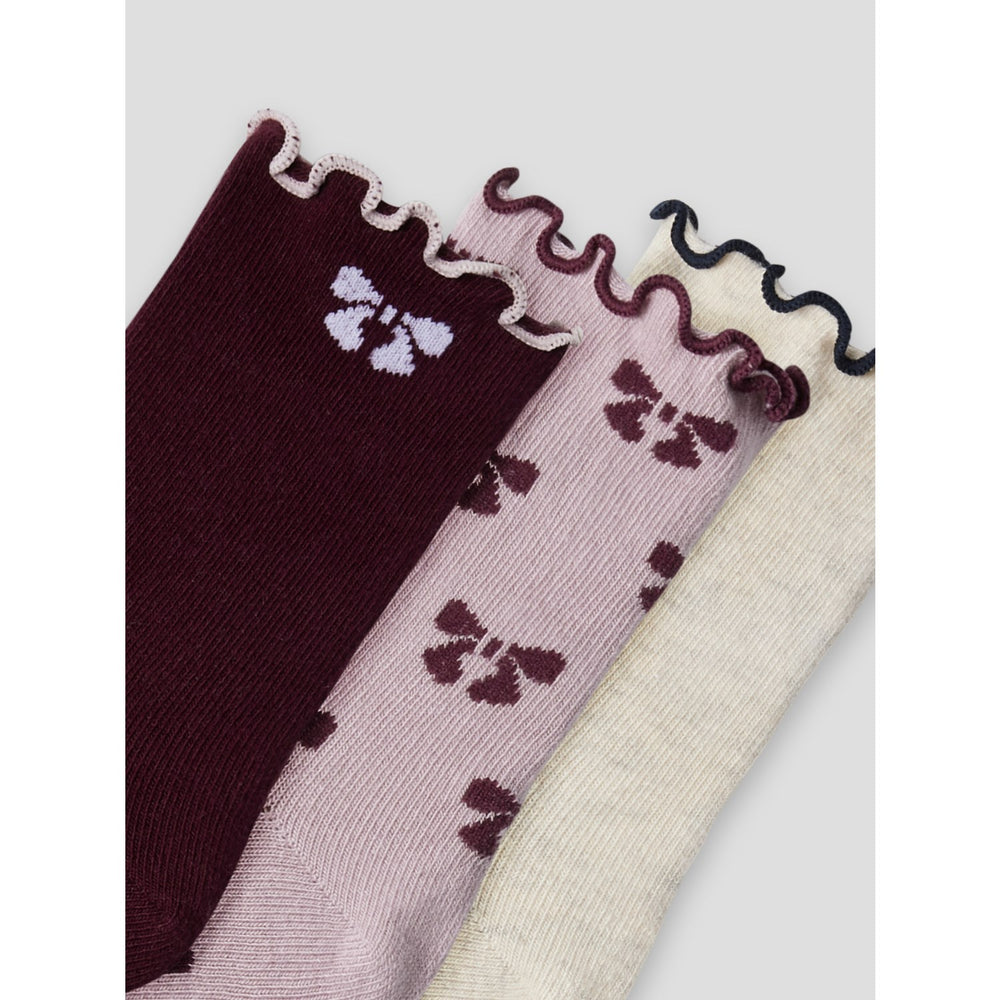 Køb Name It Keepsake Lilac Nmfsilke 3p Strømper