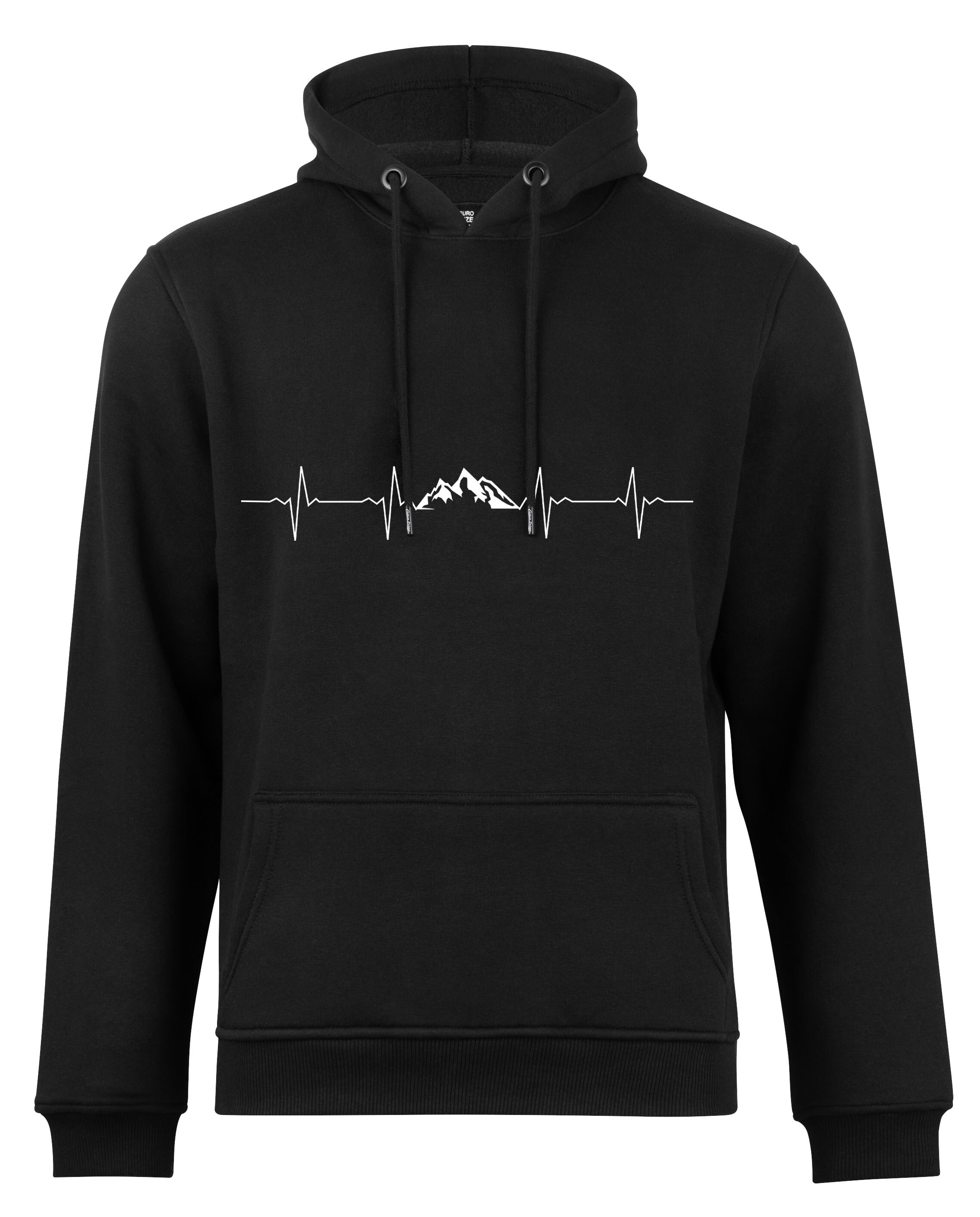 Cotton Prime® Kapuzensweatshirt Pulsschlag Berge